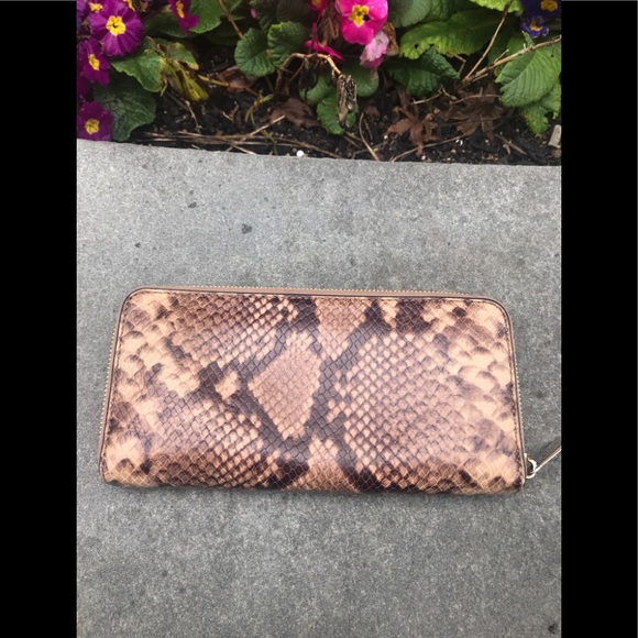 Michael Kors Leather Python Wallet - Picture 5 of 7